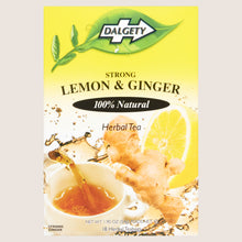 Dalgety Strong Lemon & Ginger 18 Herbal Teabags No Artificial Additives 54g