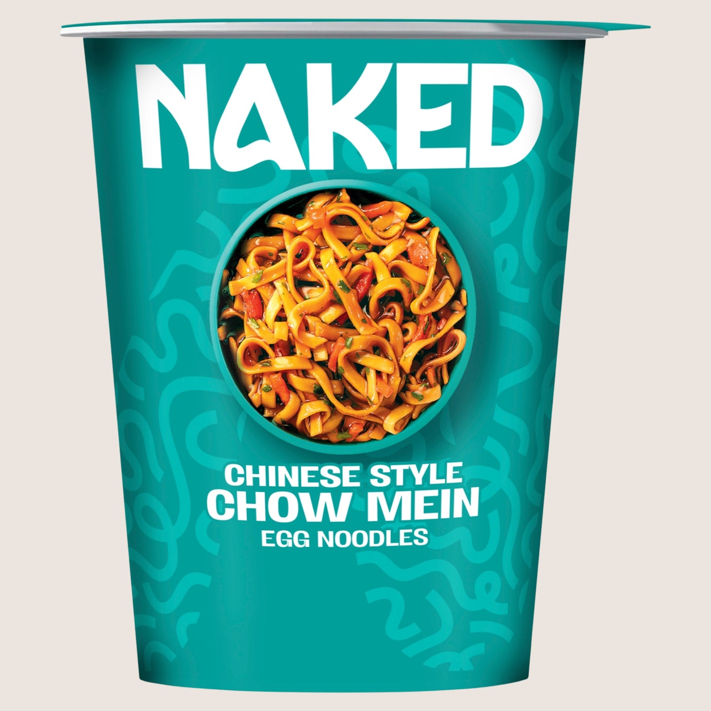 Naked Chinese Style Chow Mein Egg Noodles Vegetarian Friendly 78g