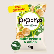 Popchips popchips Sour Cream & Onion Sharing Crisps Gluten Free 85g