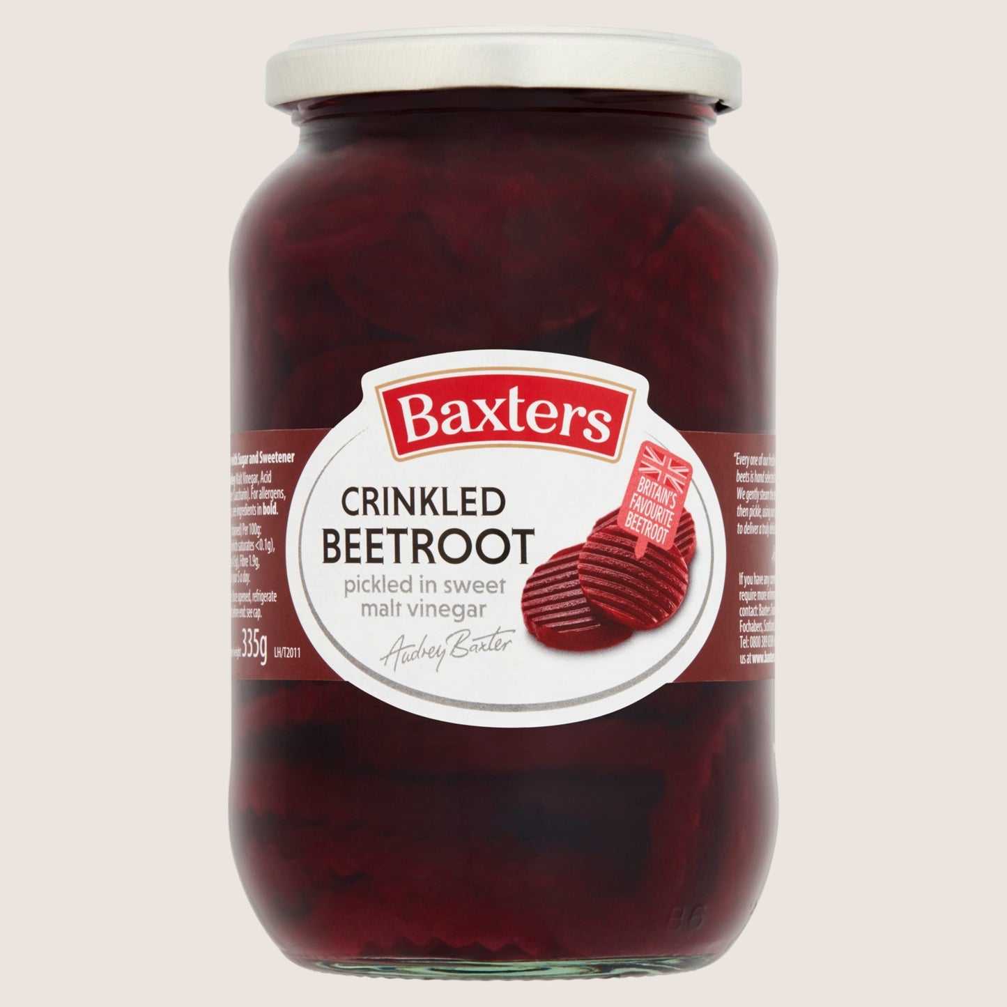Baxters Crinkled Beetroot No Artificial Additives 567g