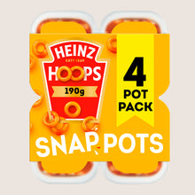 Heinz Hoops Snap Pots Low Fat 4 x 190g