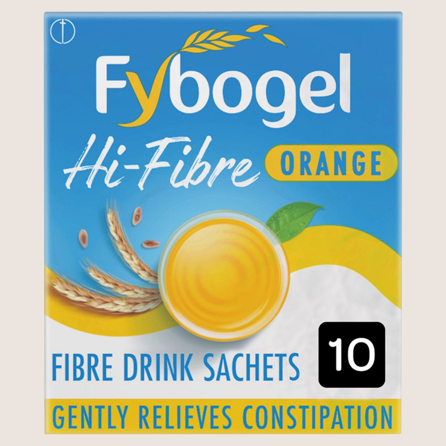 Fybogel Hi-Fibre Orange Ispaghula Husk Fibre Drink 10 Sachets
