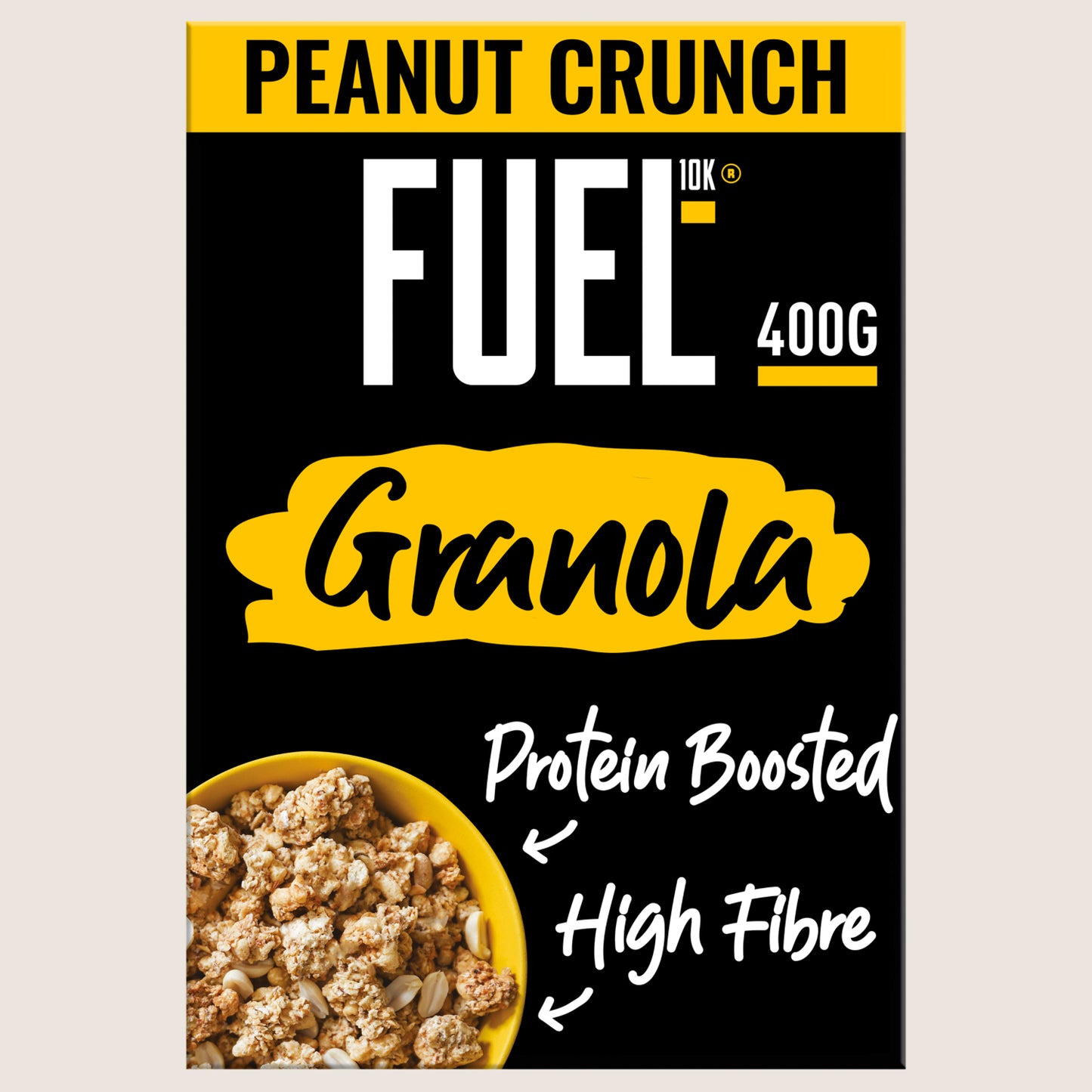 FUEL10K Peanut Crunch Protein Granola Breakfast Cereal Protein 400g