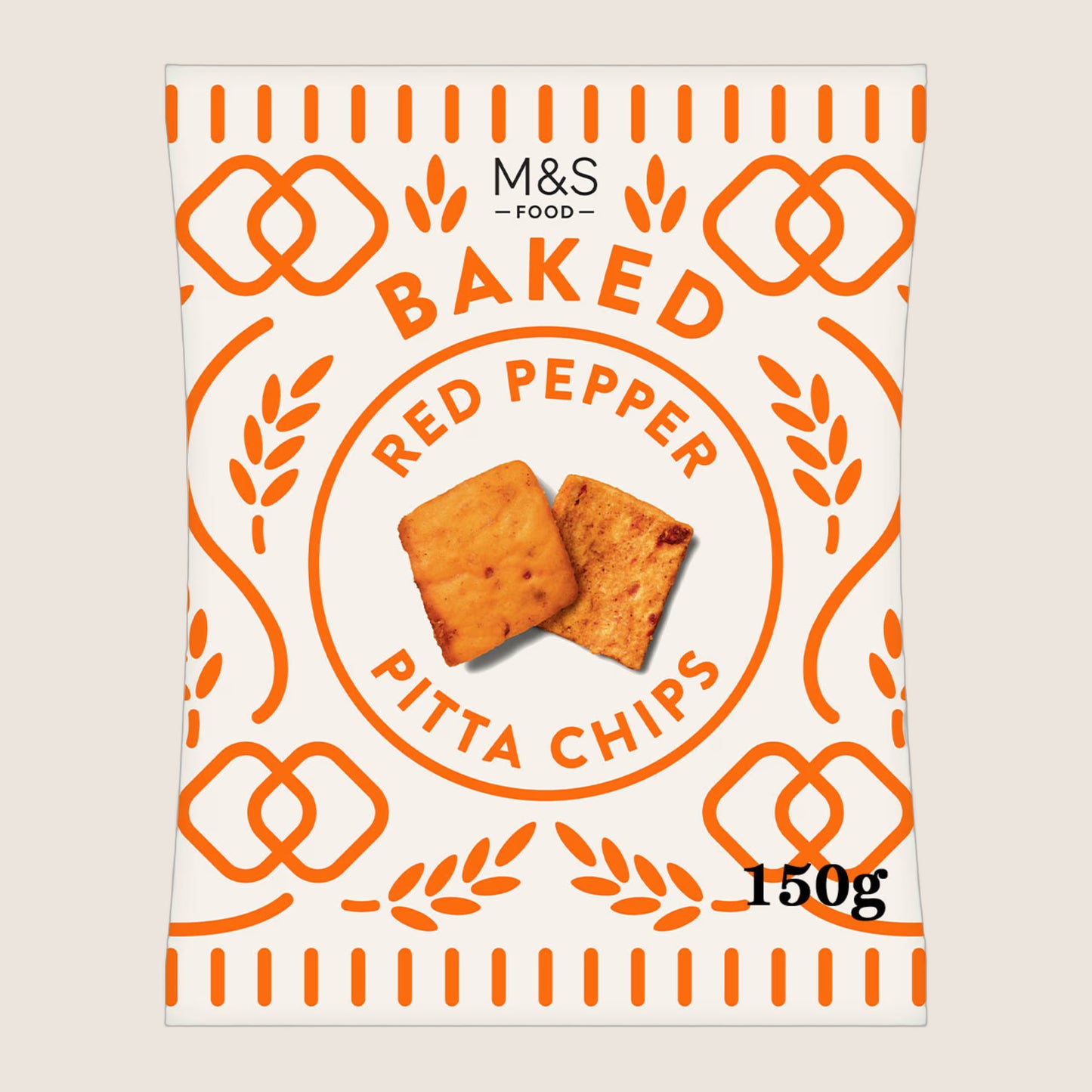 M&S Red Pepper Pitta Chips 150 g