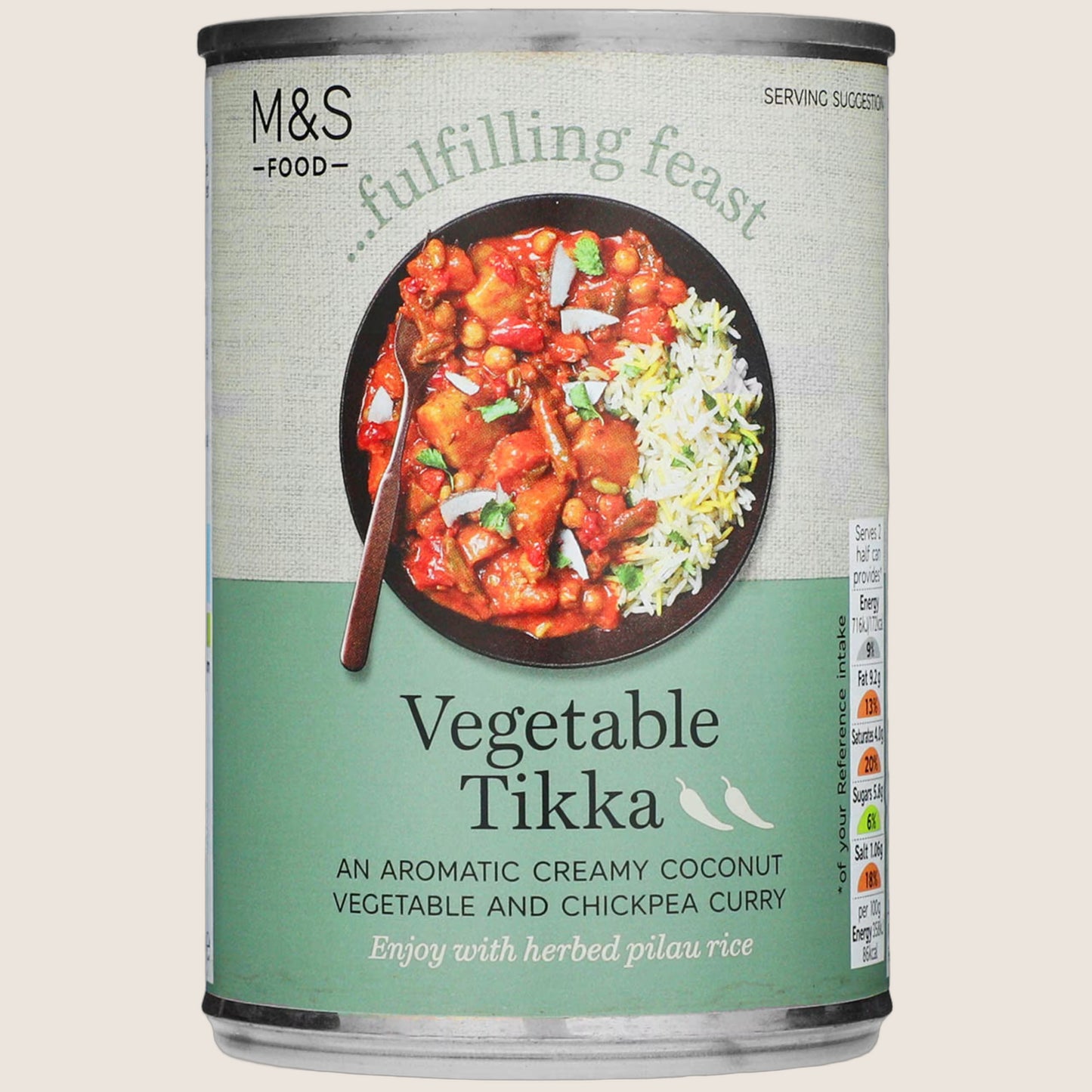 M&S Vegetable Tikka 400 g