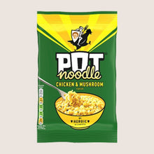 Pot Noodle Chicken & Mushroom Instant Noodles Block Ready in Minutes 112 g