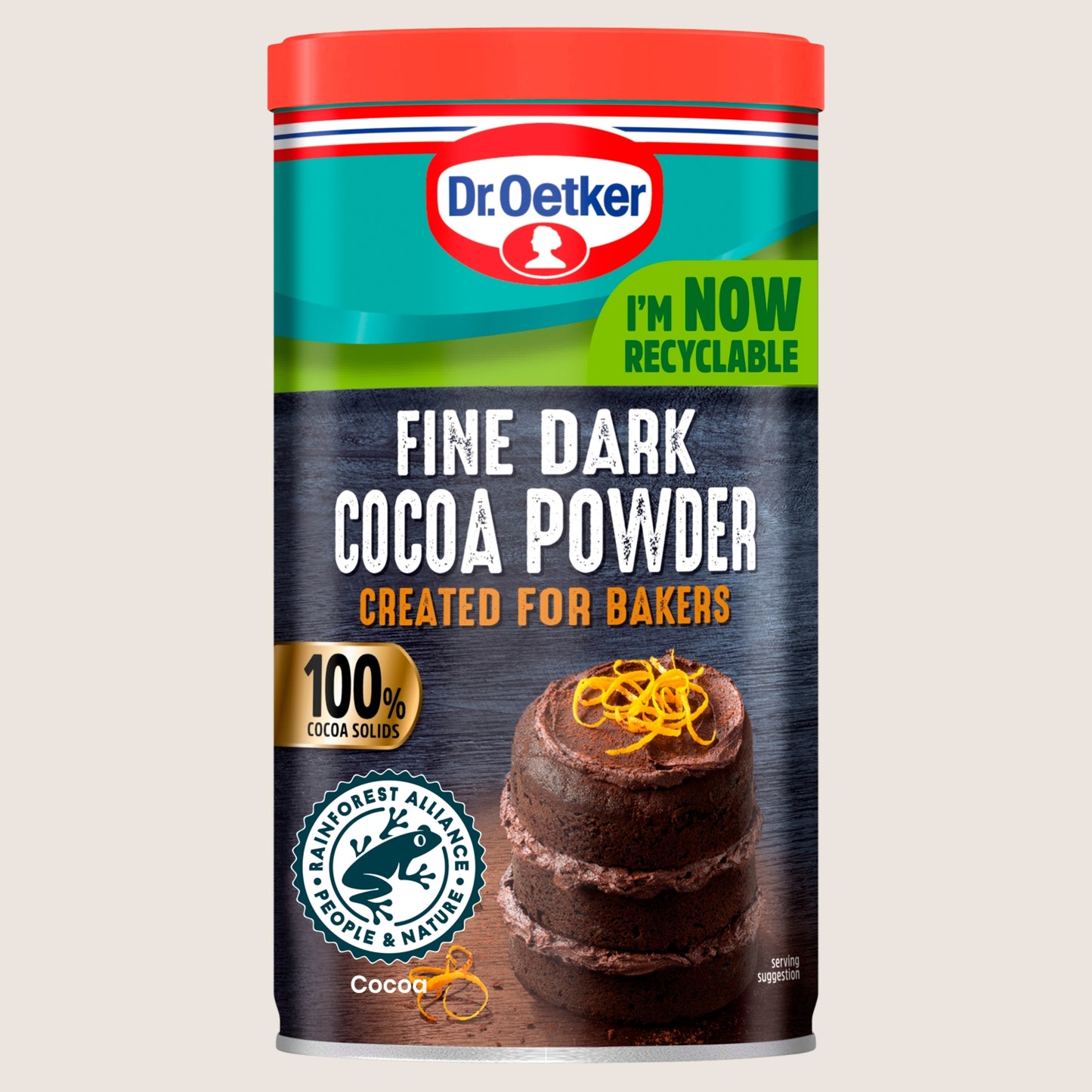 Dr Oetker Fine Dark Cocoa Powder Vegan Friendly 190g