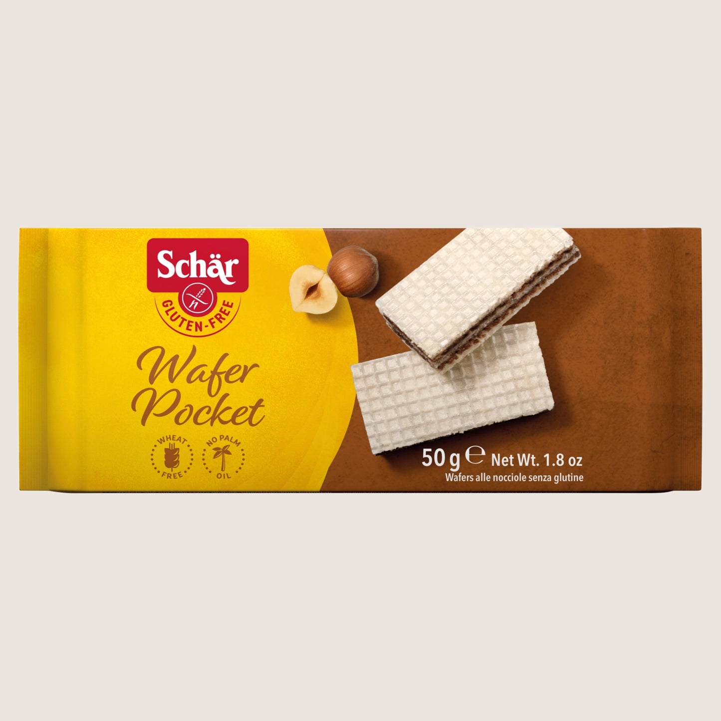 Schar Gluten-Free Wafer Pocket Gluten Free 50g