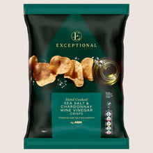 Exceptional By Asda Hand Cooked Sea Salt & Chardonnay Wine Vinegar Crisps No Artificial Additives 150g