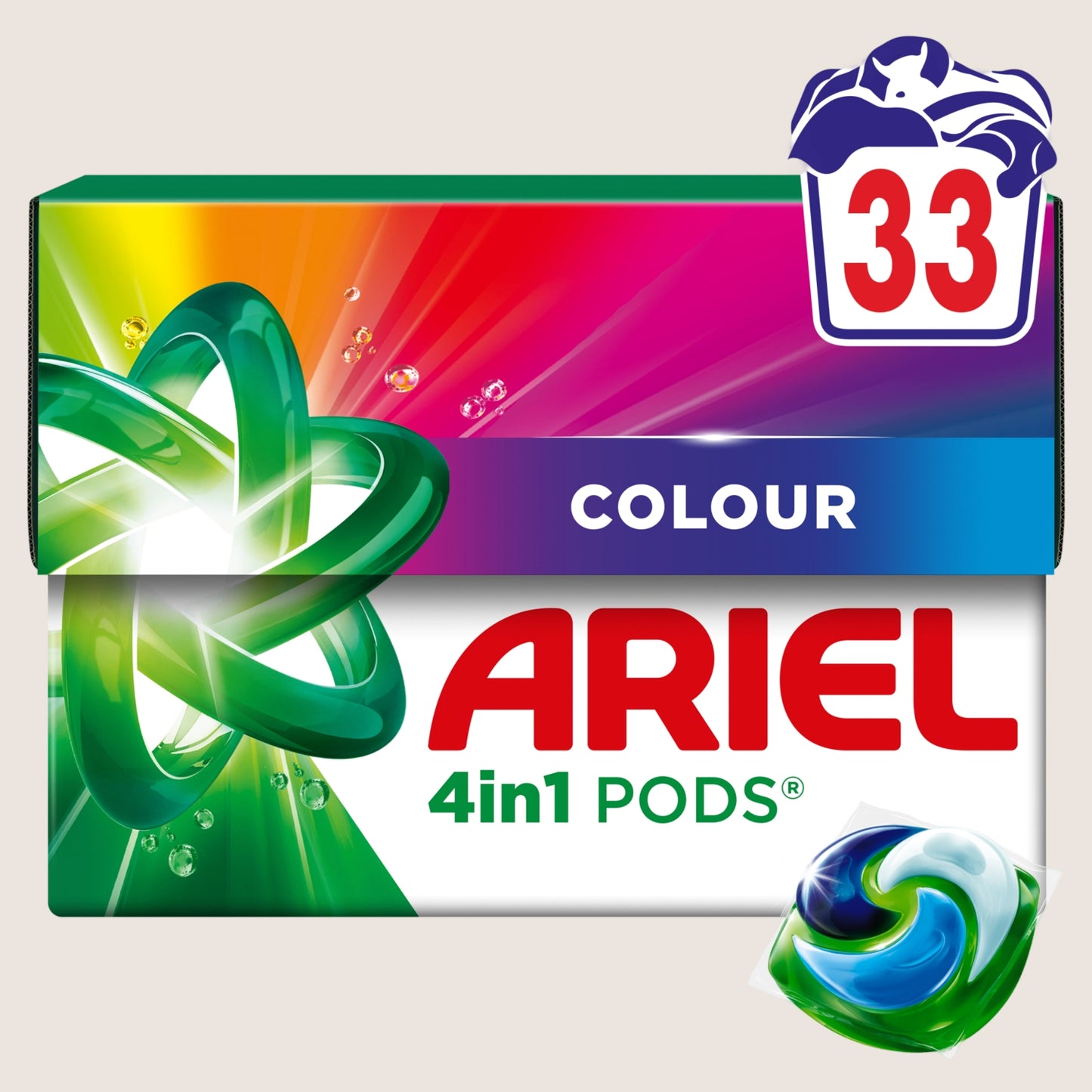 Ariel 4 in 1 PODS Washing Capsules 33
