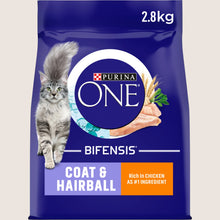 Purina ONE Coat and Hairball Chicken Dry Cat Food 2.8kg