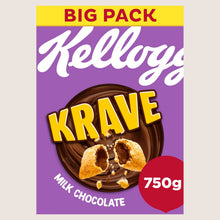 Kellogg's Krave Milk Chocolate Breakfast Cereal Vitamin Fortified 750g