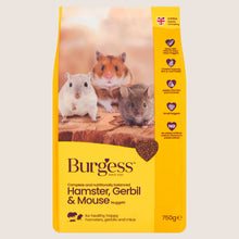 Burgess Hamster, Gerbil & Mouse Nuggets Complete Nutrition 750g