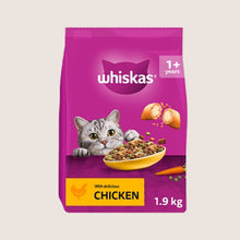 Whiskas 1+ Dry CHICKEN Cat Food With Taurine 1.9kg