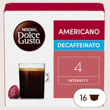 Nescafé Dolce Gusto Americano Decaffeinato Coffee Pods x16 Decaffeinated