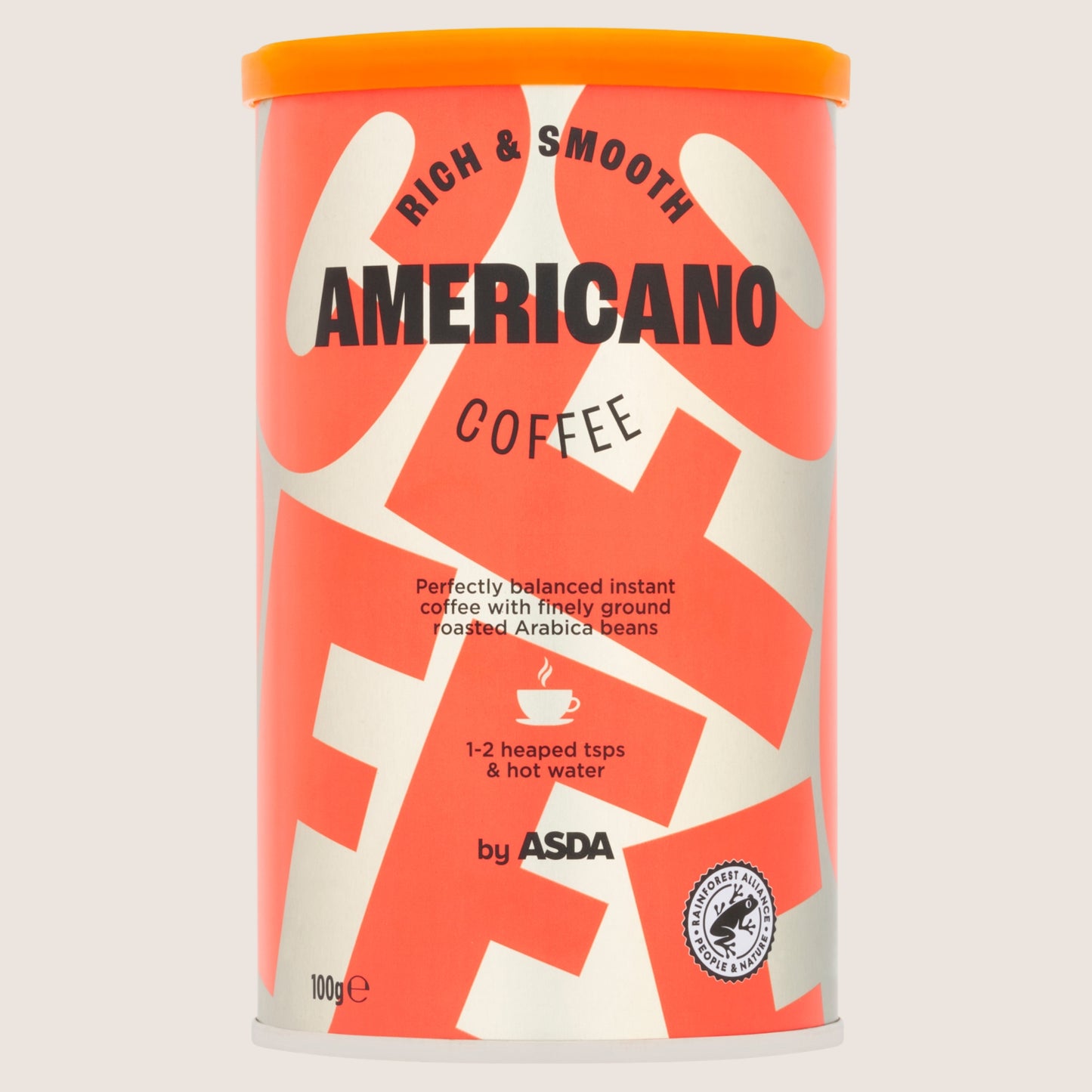 ASDA Americano Coffee No Artificial Additives 100g