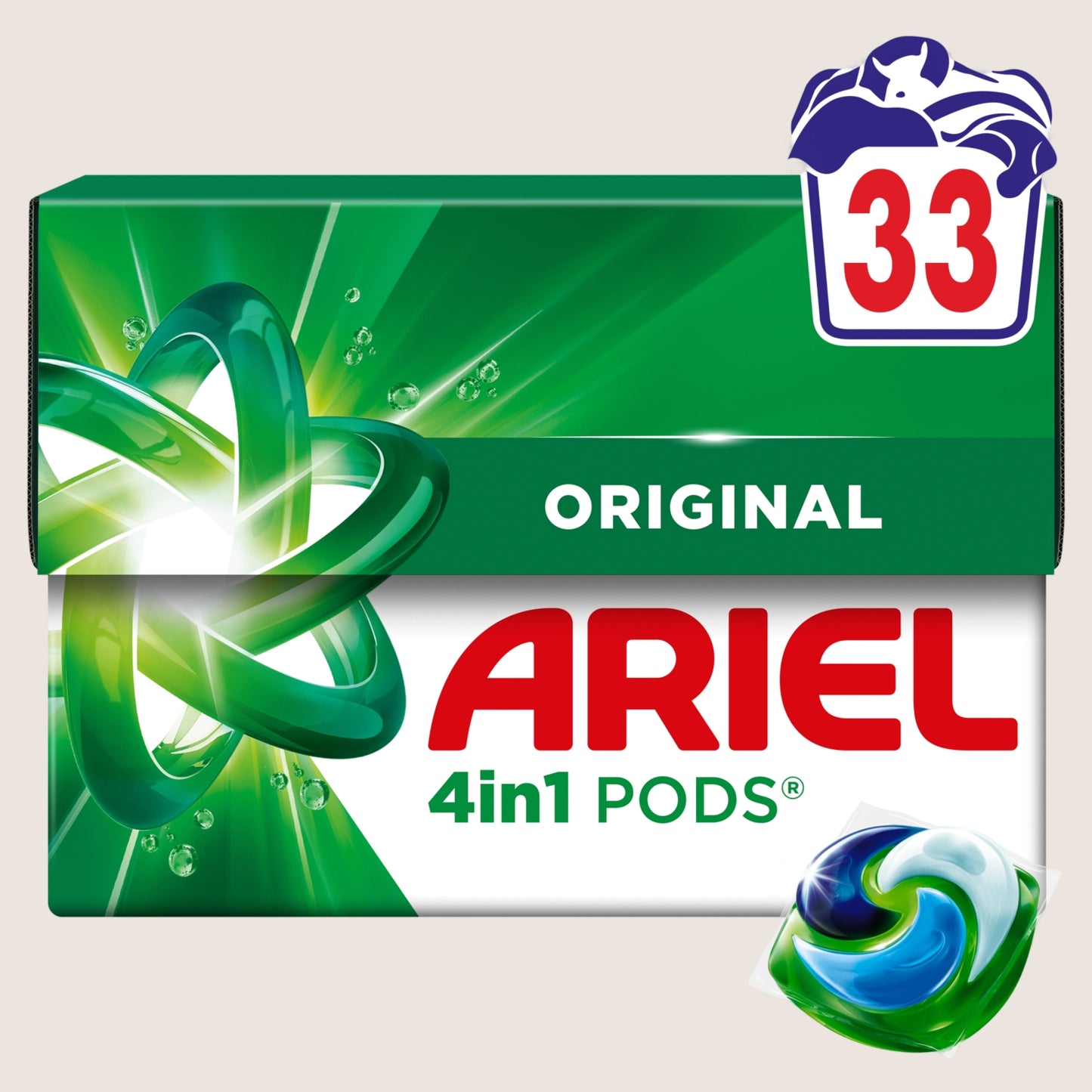 Ariel 4 in 1 PODS Washing Capsules 33