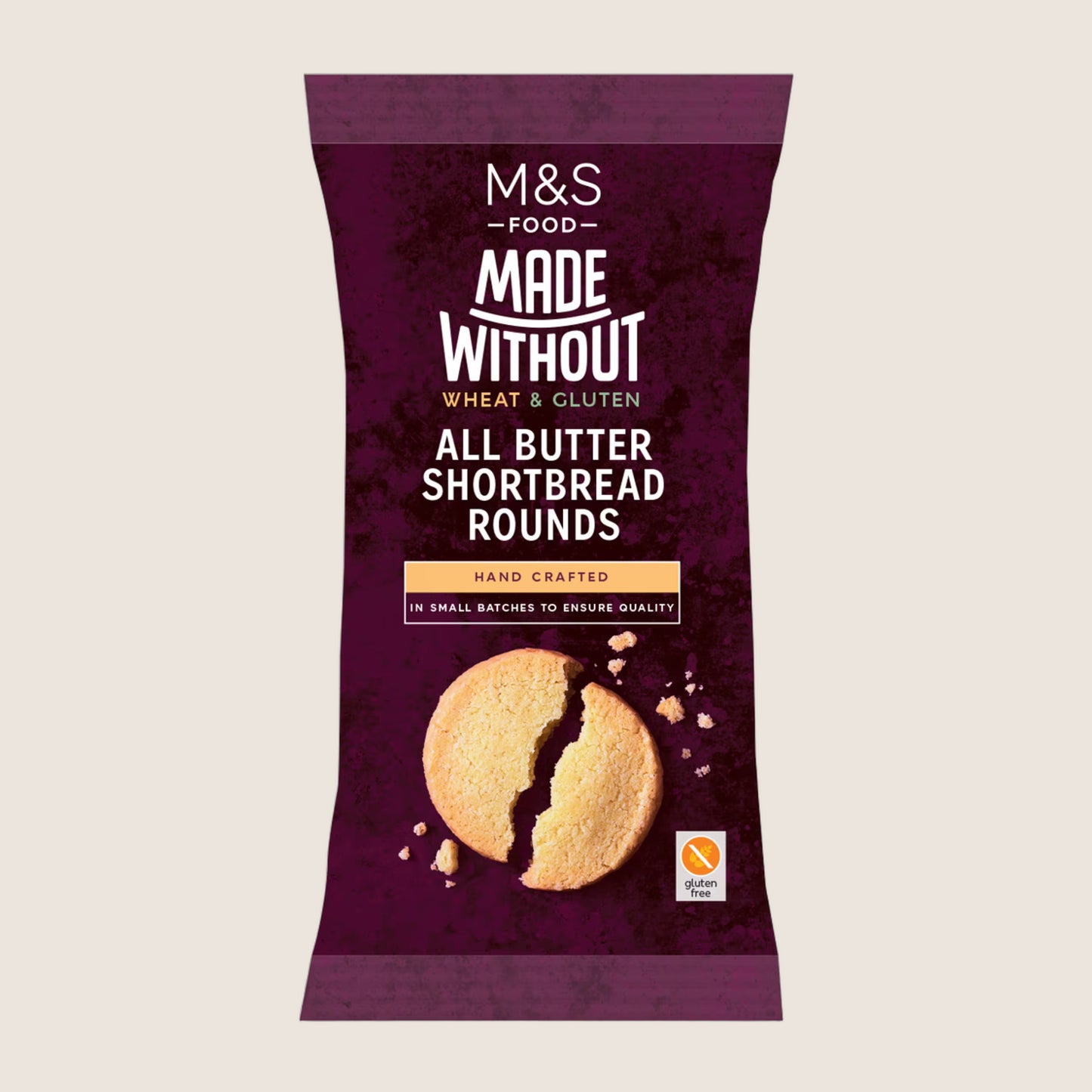 M&S Made Without Wheat All Butter Shortbread Rounds All Butter Recipe 150 g