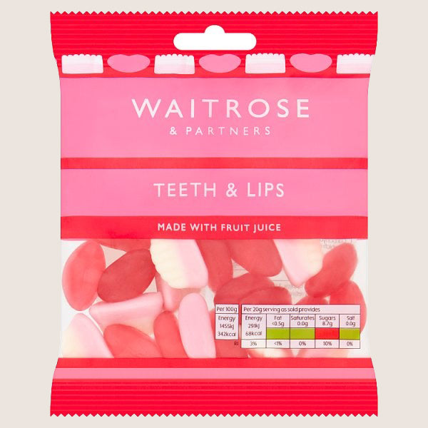 Waitrose Teeth & Lips Quality Choice 65G