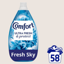 Comfort Ultra Fresh & Protect Fabric Conditioner Fresh Sky () 58 Washes 870 ml