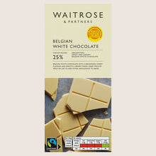 Waitrose Belgian White Chocolate Pure Indulgence 180G