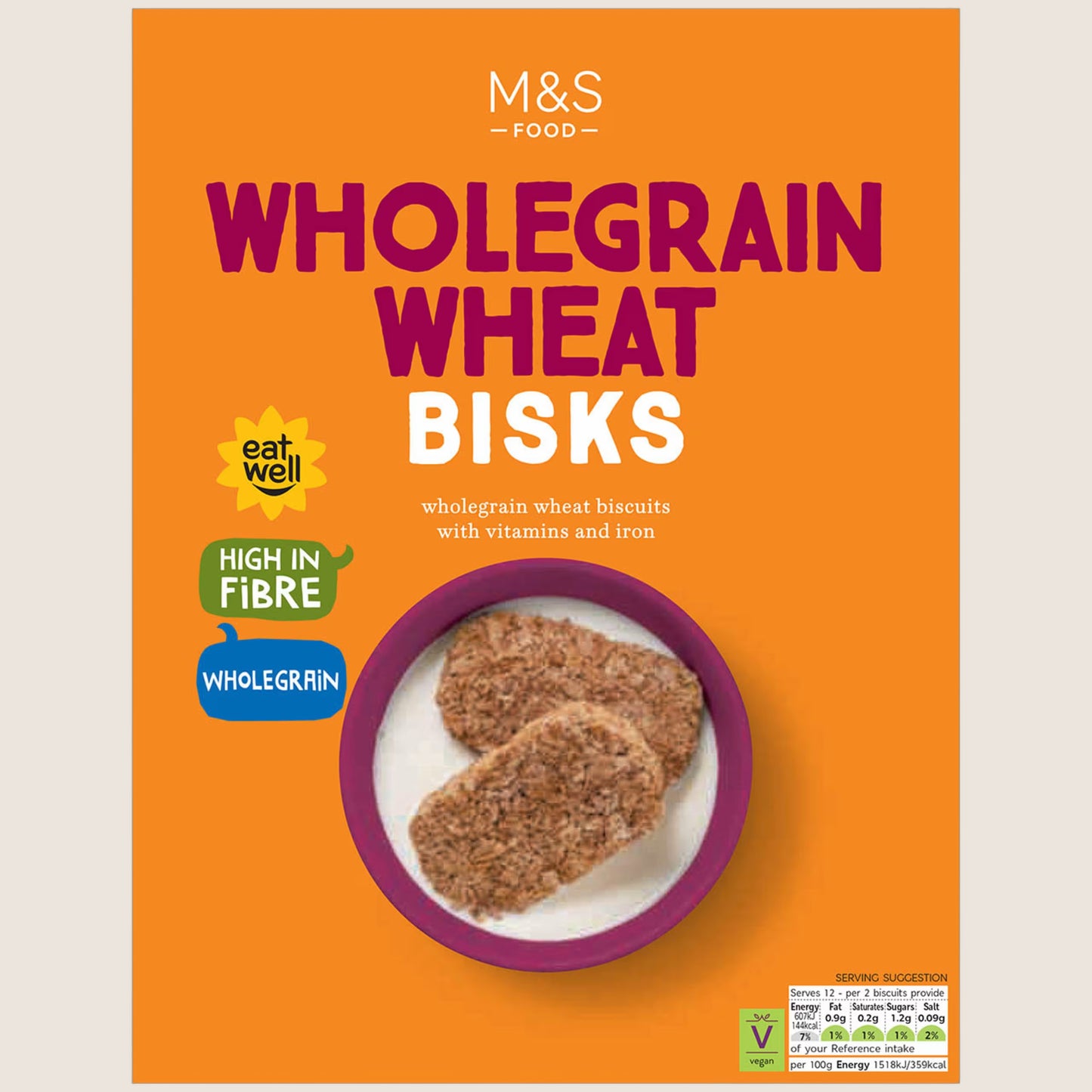 M&S Wholegrain Wheat Bisks 480 g