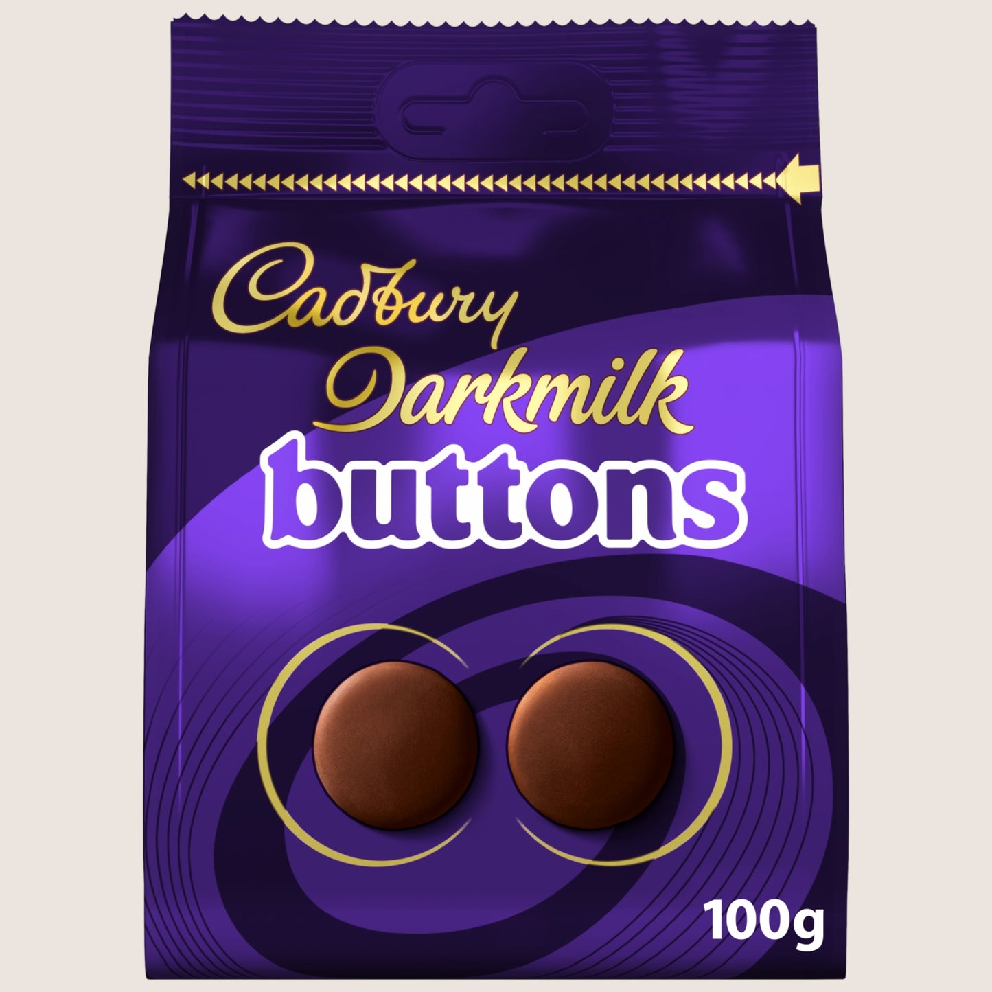 Cadbury Darkmilk Chocolate Buttons Bag 100g