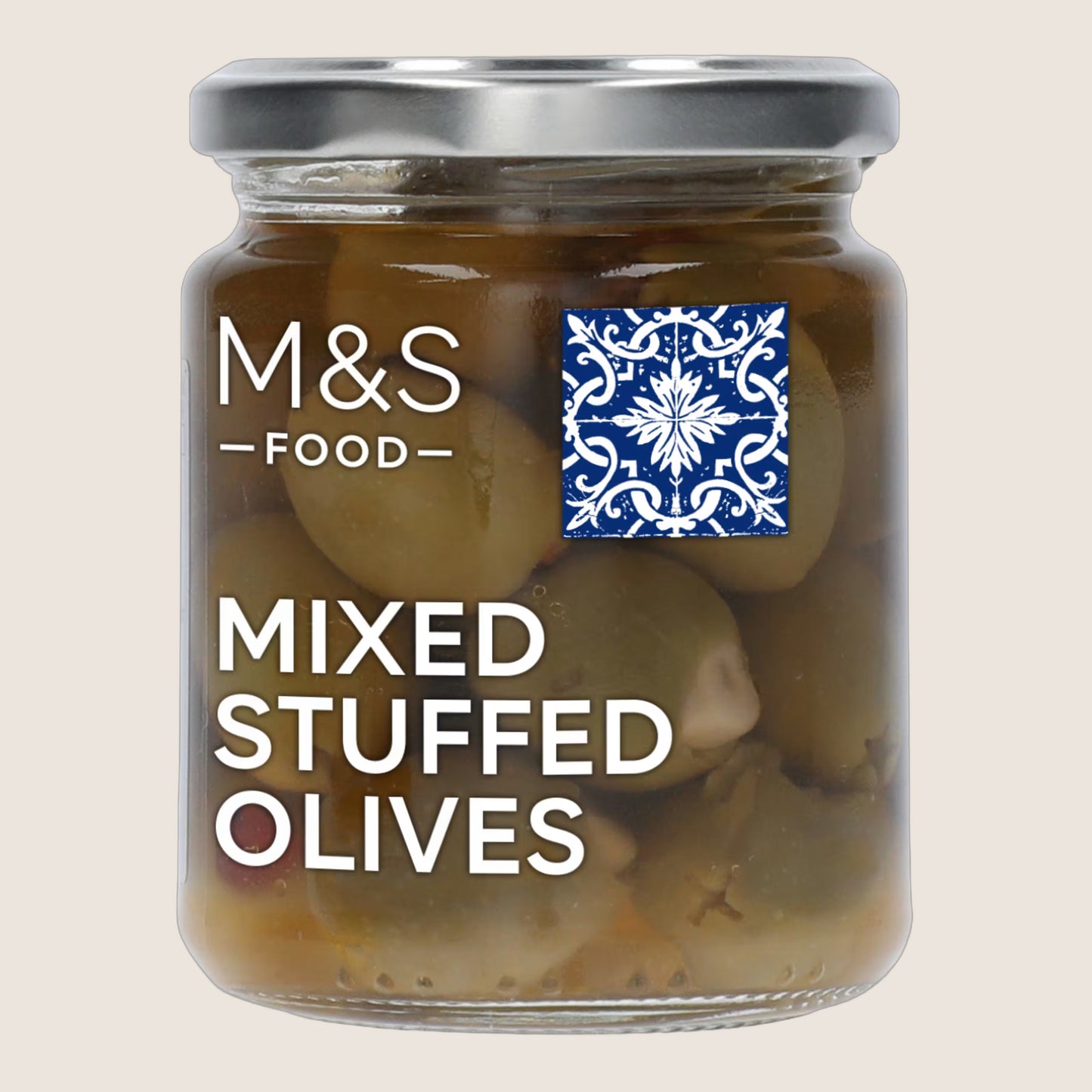 M&S Mixed Stuffed Olives 240 g