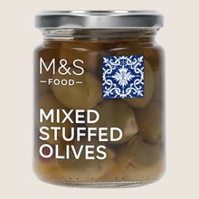 M&S Mixed Stuffed Olives 240 g