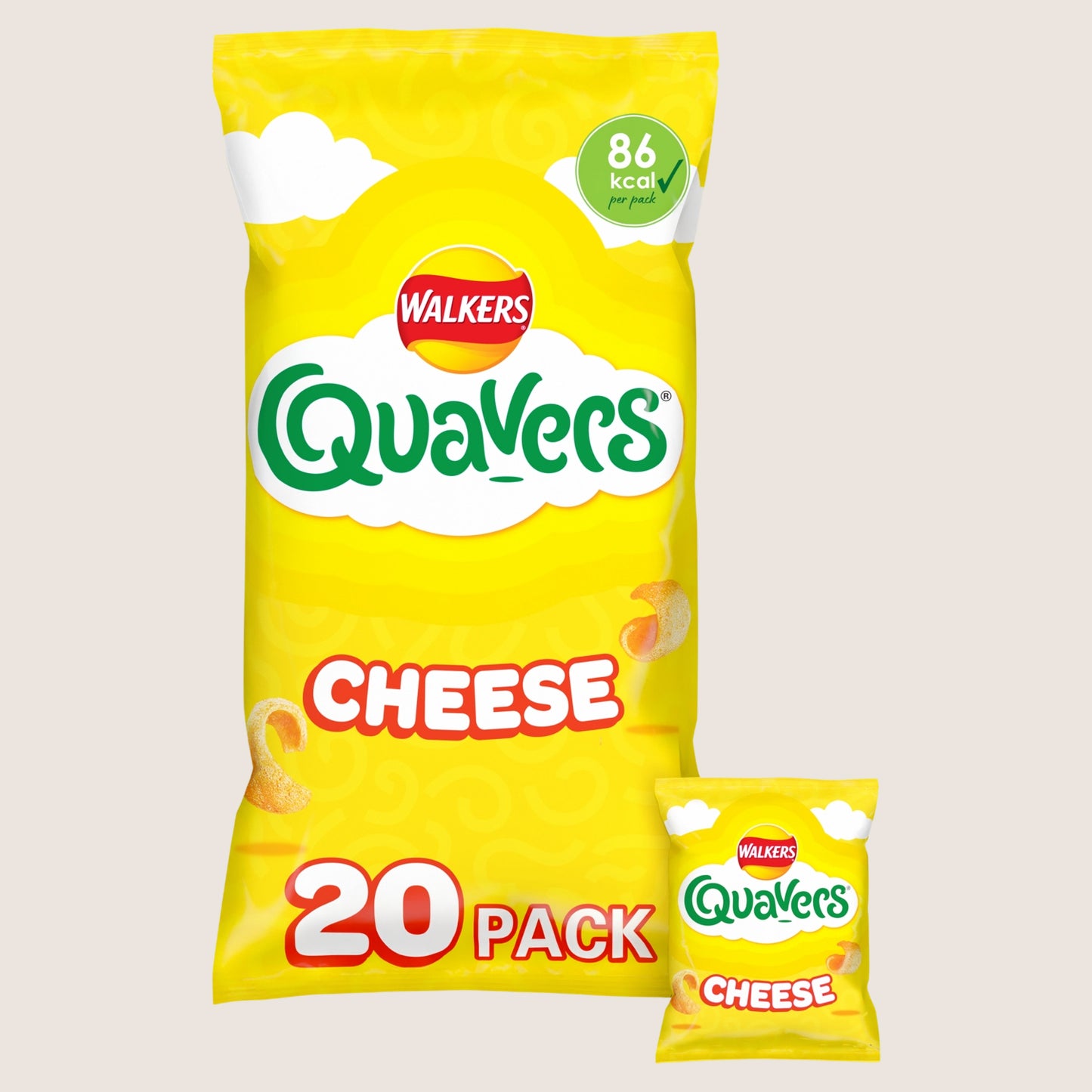 Walkers Quavers Cheese Snacks Multipack