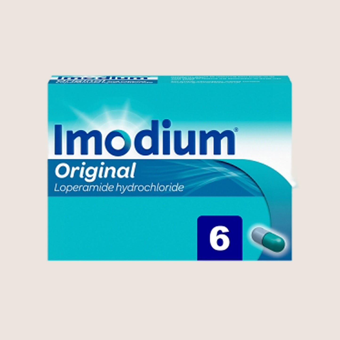 Imodium IMODIUM original, Relieves Diarrhoea in 1 Dose 6 Capsules