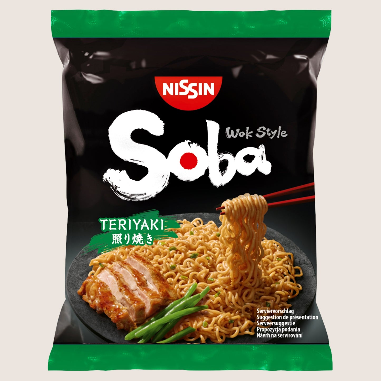 Nissin Soba Teriyaki Instant Wok Style Noodles Ready in Minutes 110g