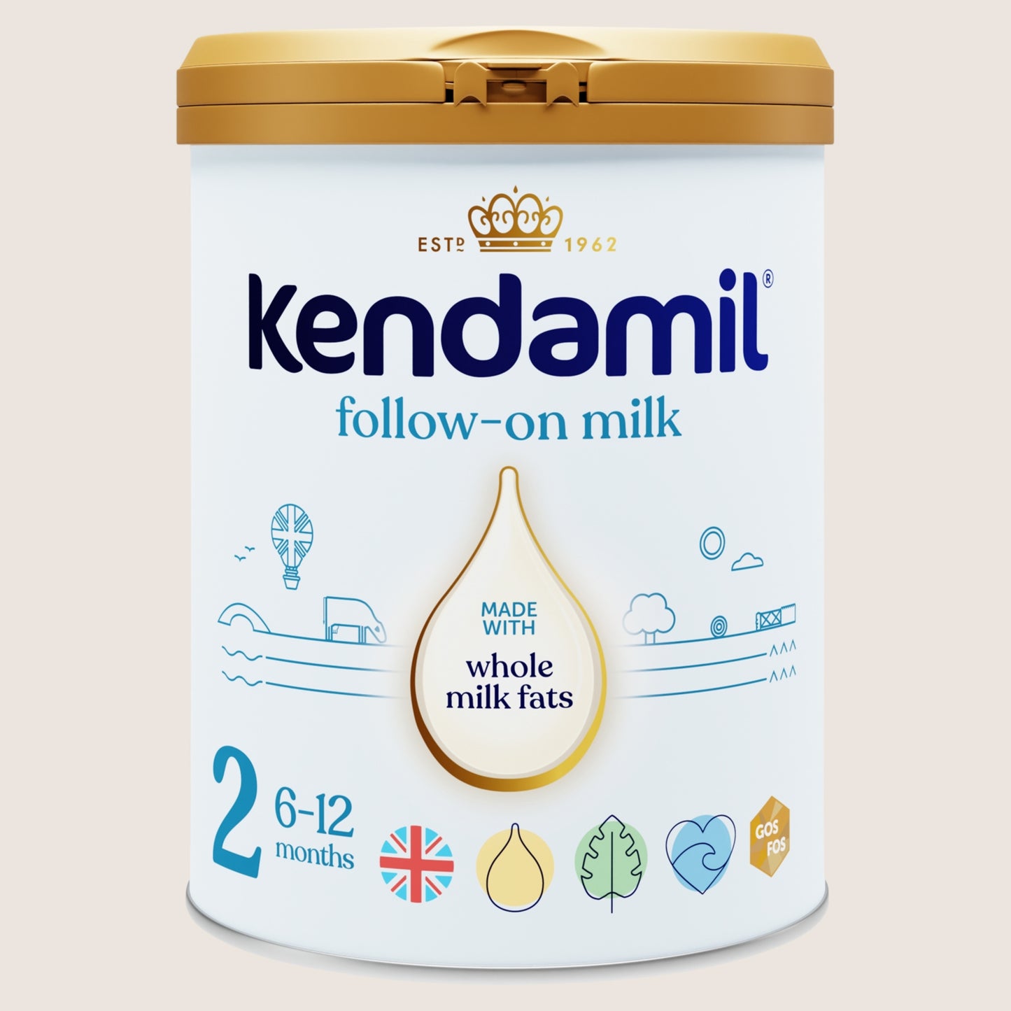 Kendamil Follow-on Milk 2 6-12 Months Gentle Formula 800g