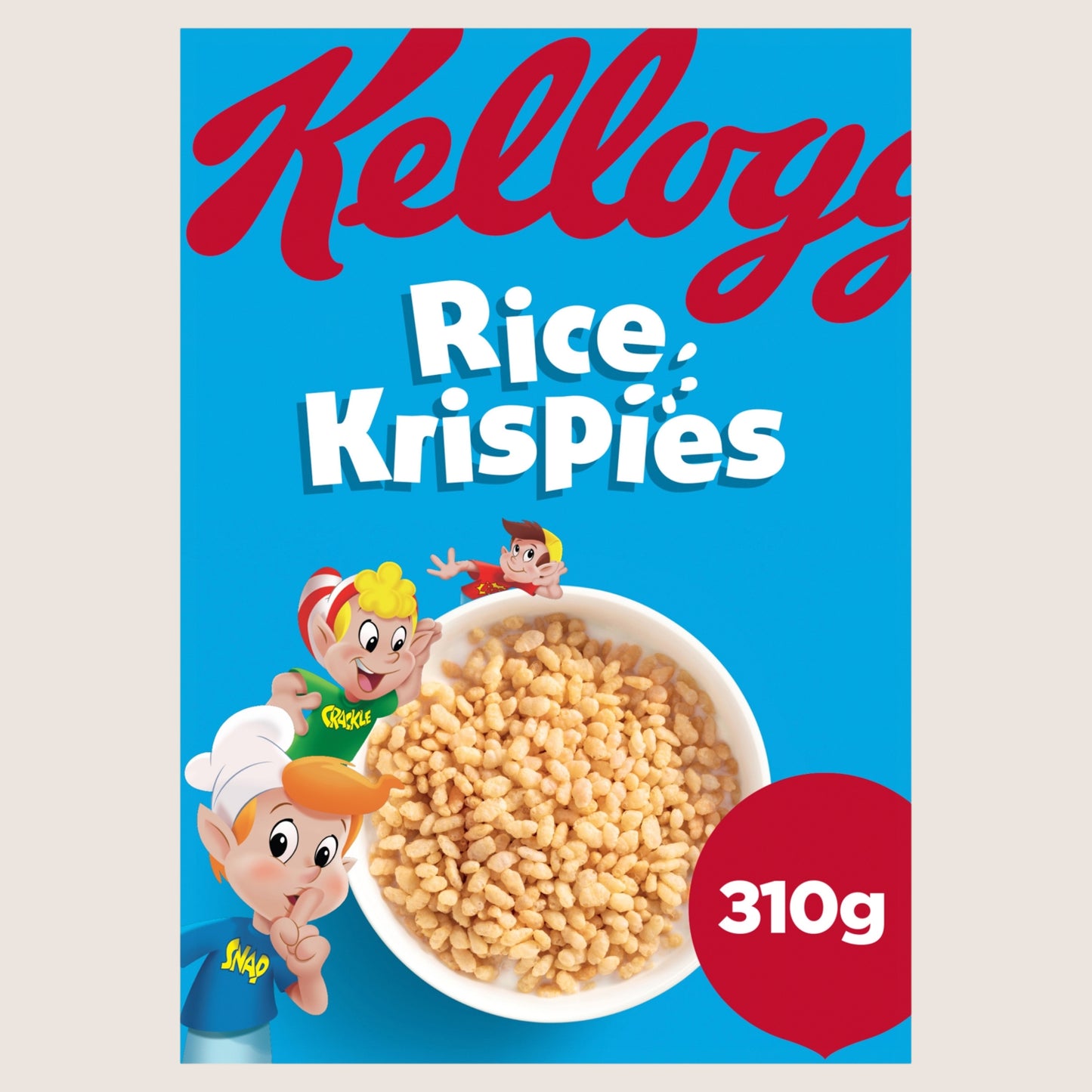 Kellogg's Rice Krispies Breakfast Cereal Vitamin Fortified 310g