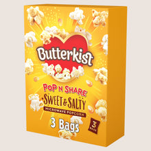 Butterkist Sweet & Salty Microwave Popcorn Gluten Free 3x60g