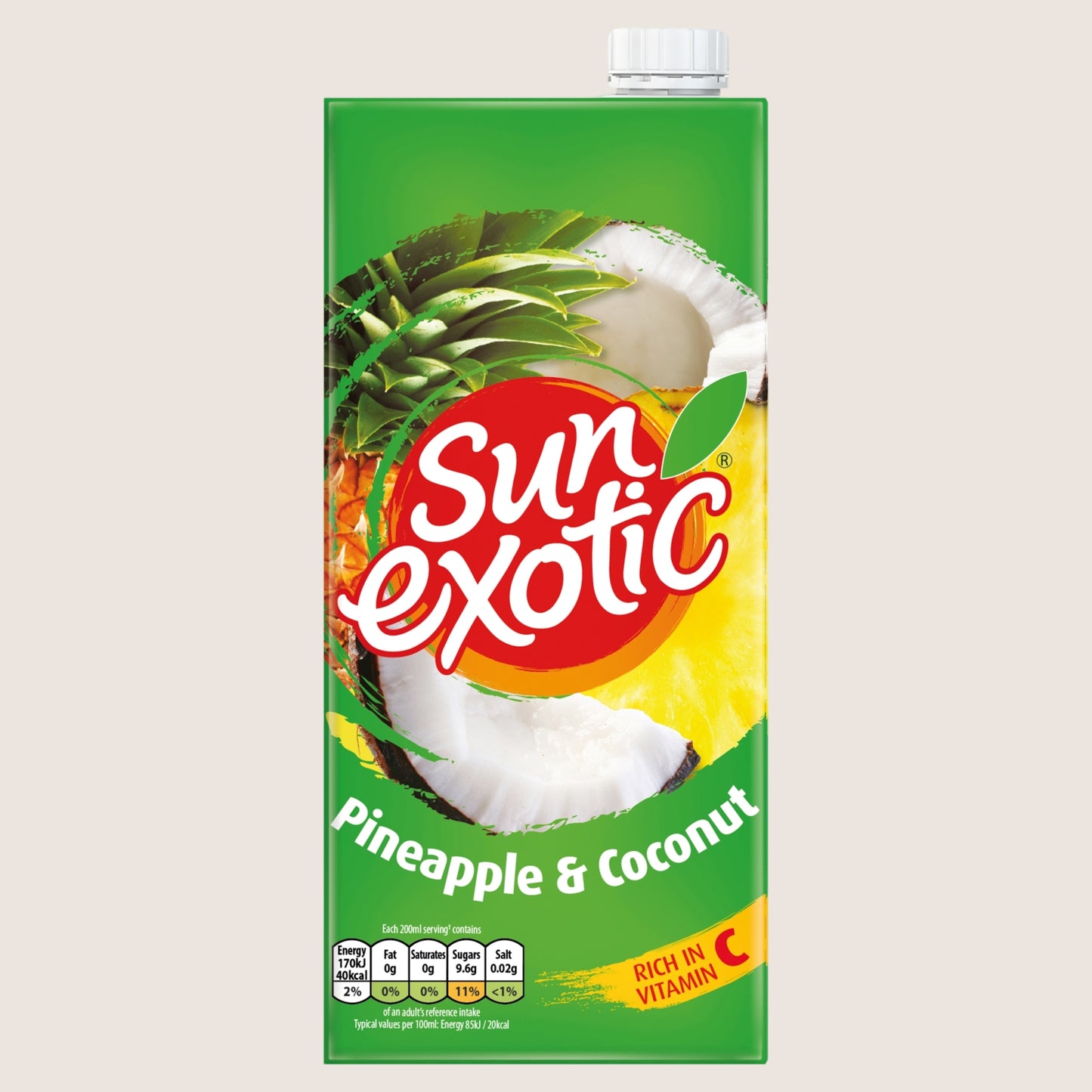 Sun Exotic Pineapple & Coconut No Artificial Additives 1 litre