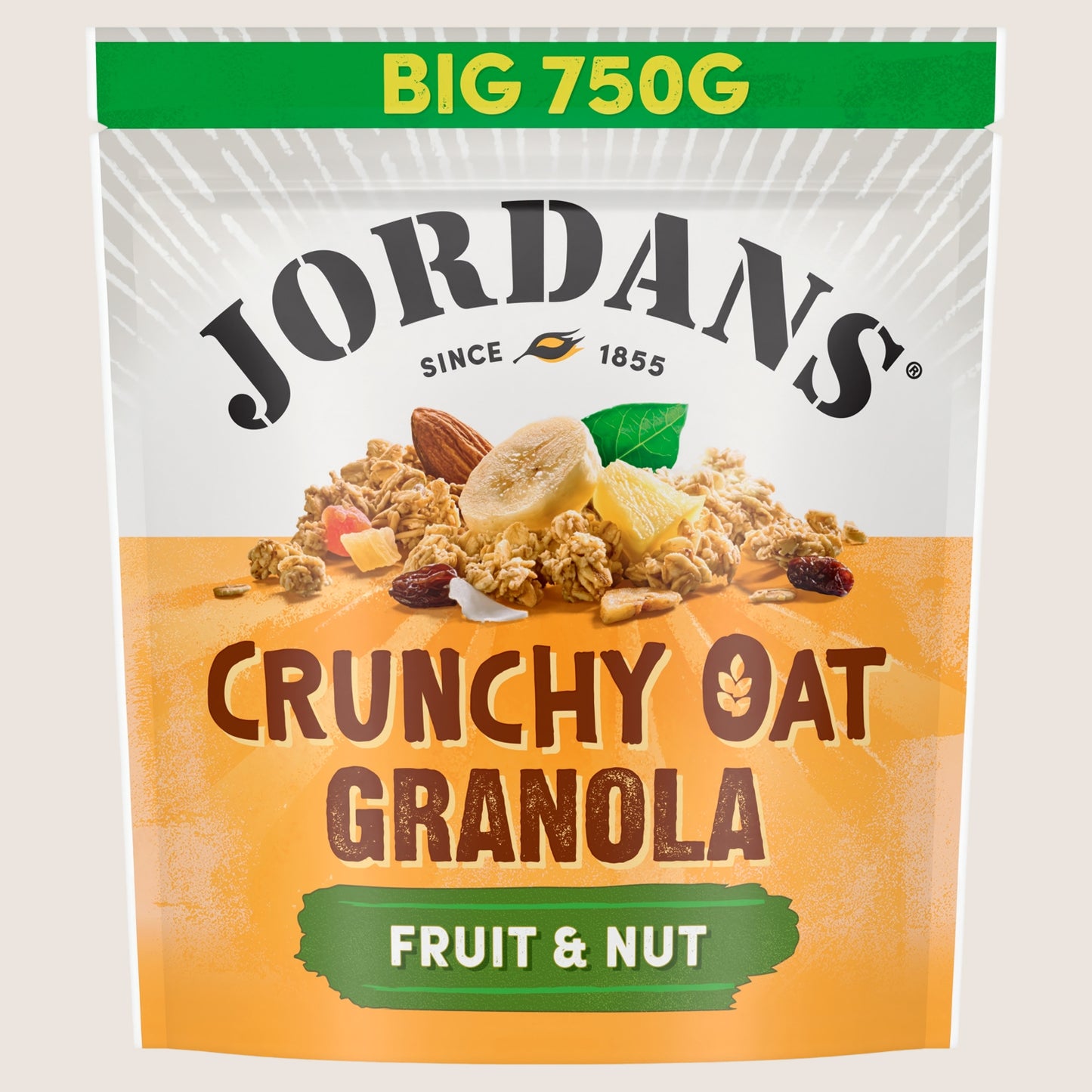 Jordans Crunchy Oat Fruit & Nut Granola Breakfast Cereal Wholegrain 750g