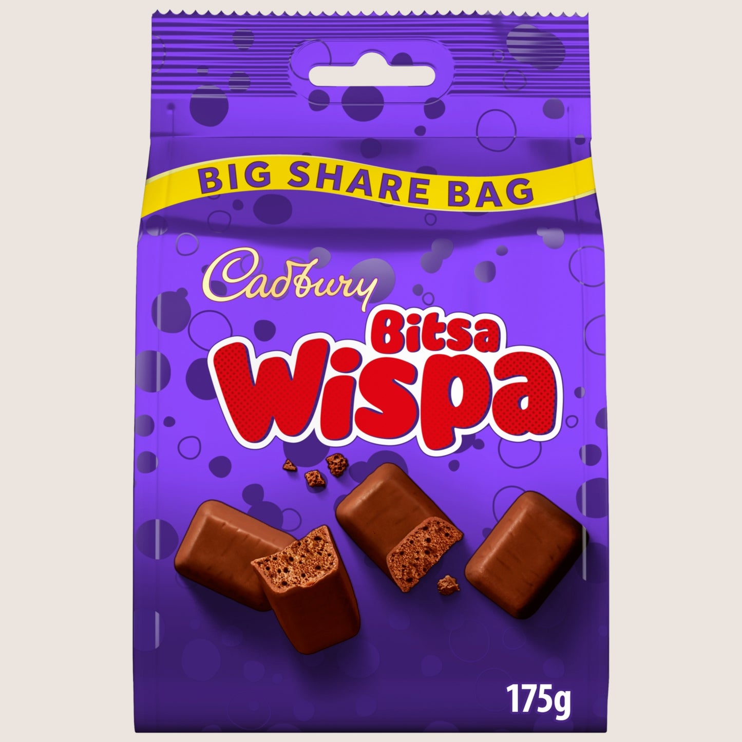 Cadbury Bitsa Wispa Chocolate Large Sharing Bag 175 g
