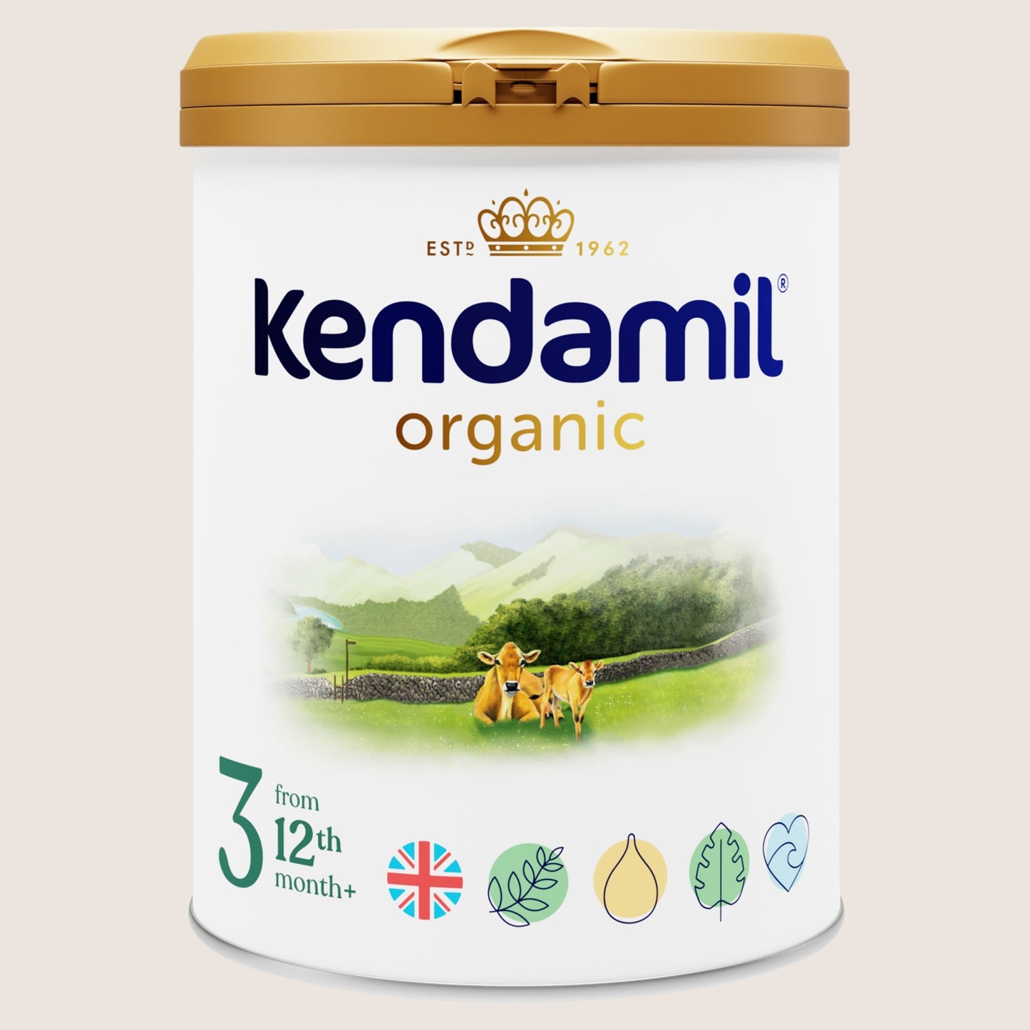 Kendamil Organic Toddler Milk 3 12-36 Months 800g