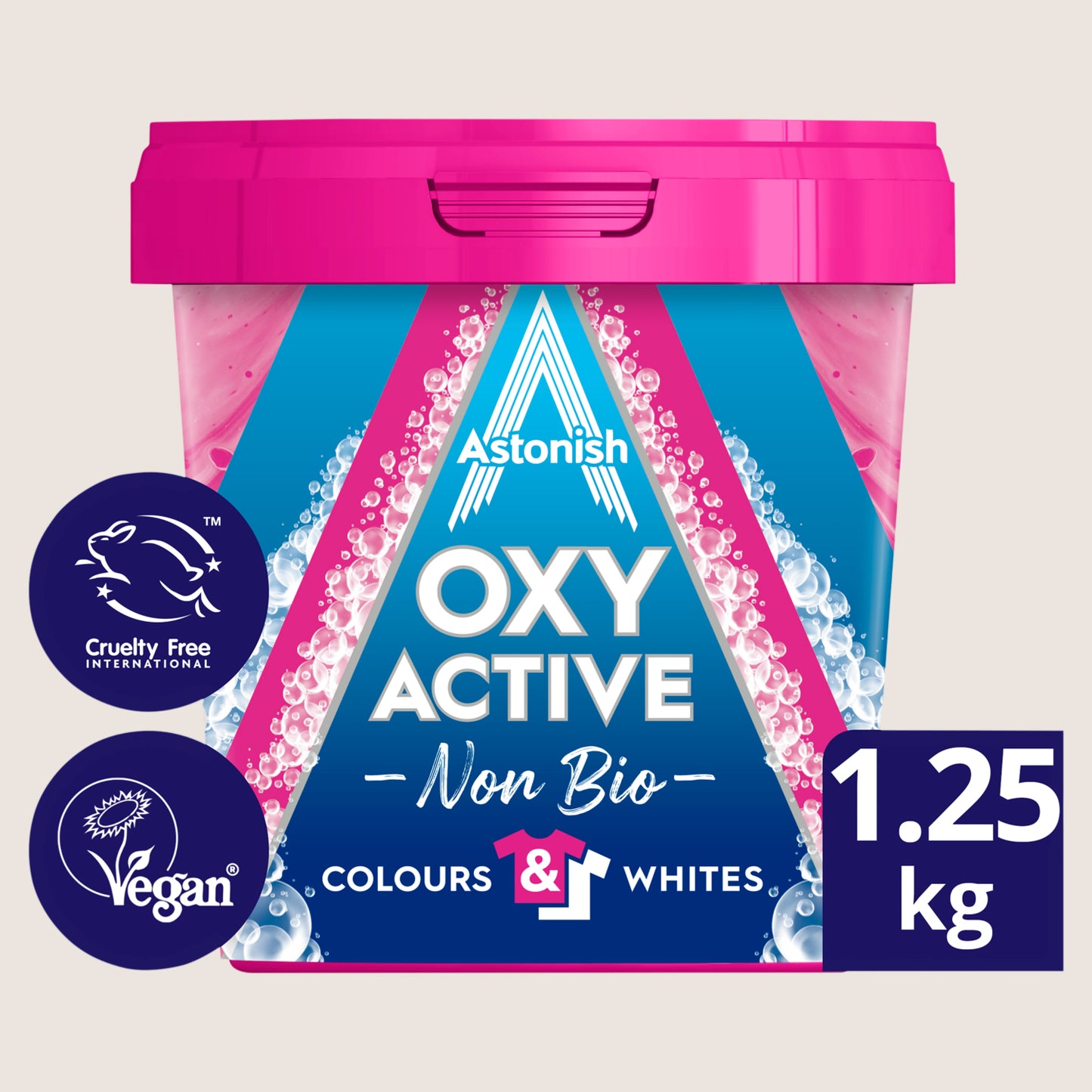 Astonish Oxy Active Non-Bio Stain Remover 1.25kg