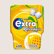 Wrigley's Extra Refreshers Tropical Flavour Sugarfree Chewing Gum Bottle 30 Pieces