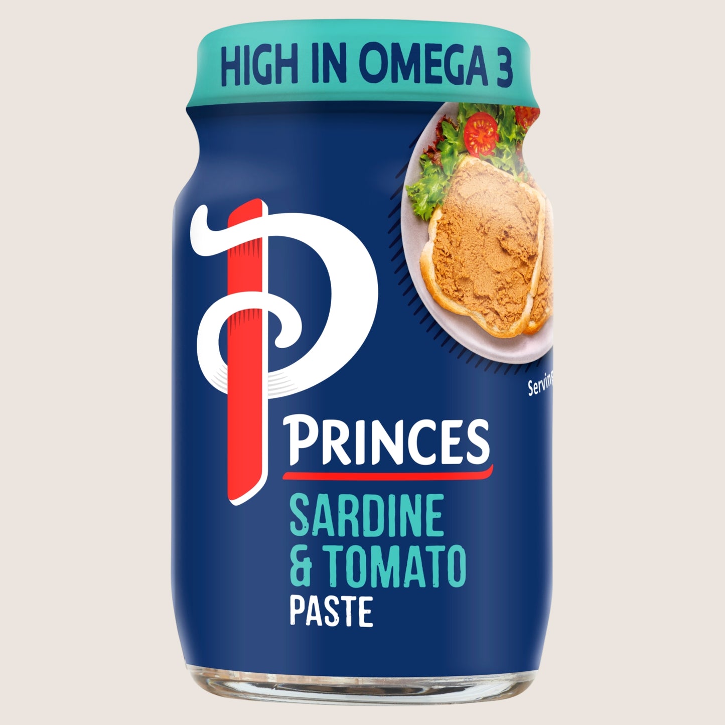 Princes Sardine & Tomato Paste No Artificial Additives 75g