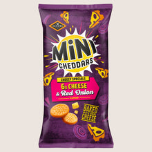 Jacob's Mini Cheddars Cheese & Red Onion Flavour No Artificial Additives 6x23g