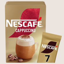 Nescafé Cappuccino Instant Coffee Sachets No Artificial Additives 7 x 15.5g