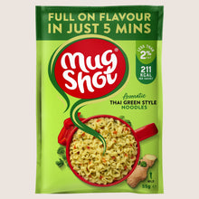 Mug Shot Aromatic Thai Green Style Noodles Extra Spicy 55g