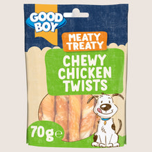 Good Boy Meaty Treaty Chewy Chicken Twists No Artificial Additives 70g