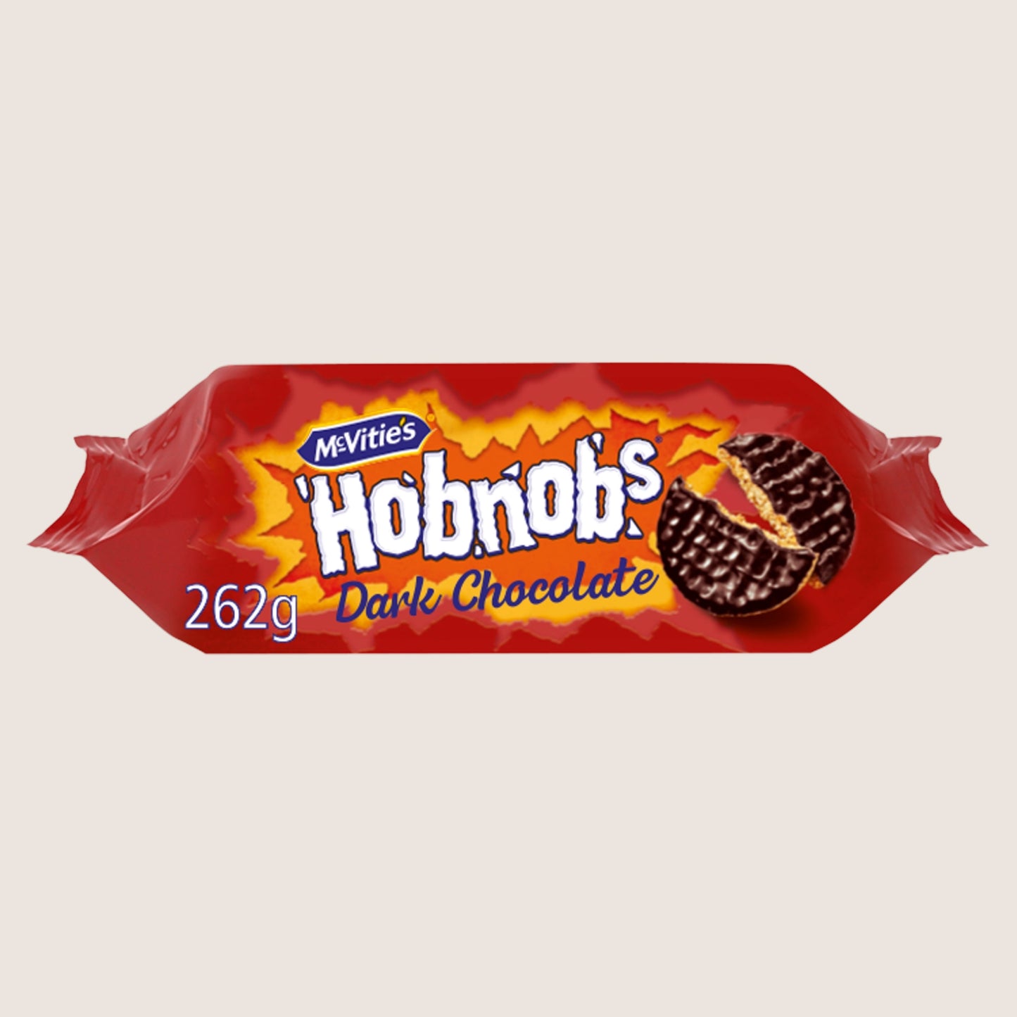 McVitie's Dark Chocolate Hobnobs Biscuits Dark Chocolate 262g