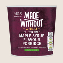 M&S Made Without Wheat Maple Syrup Flavour Porridge 70 g