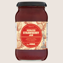ASDA Fruity Seedless Strawberry Jam Real Fruit 454g