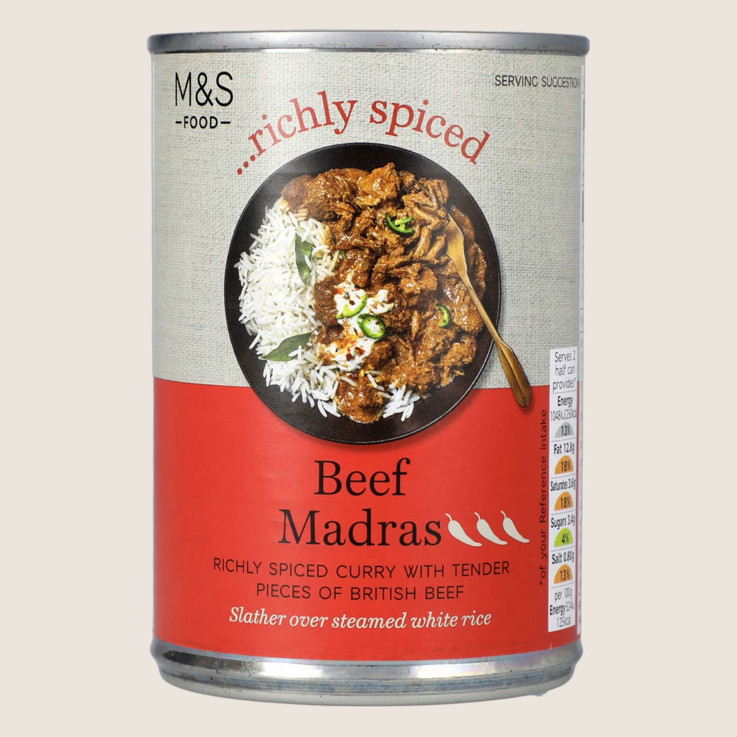 M&S Beef Madras 400 g
